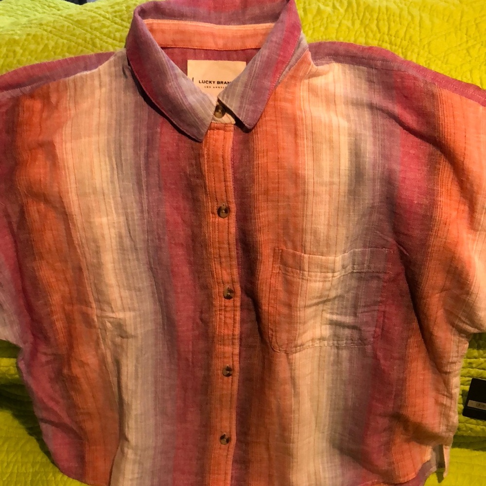 Lucky gauze oversized shirt